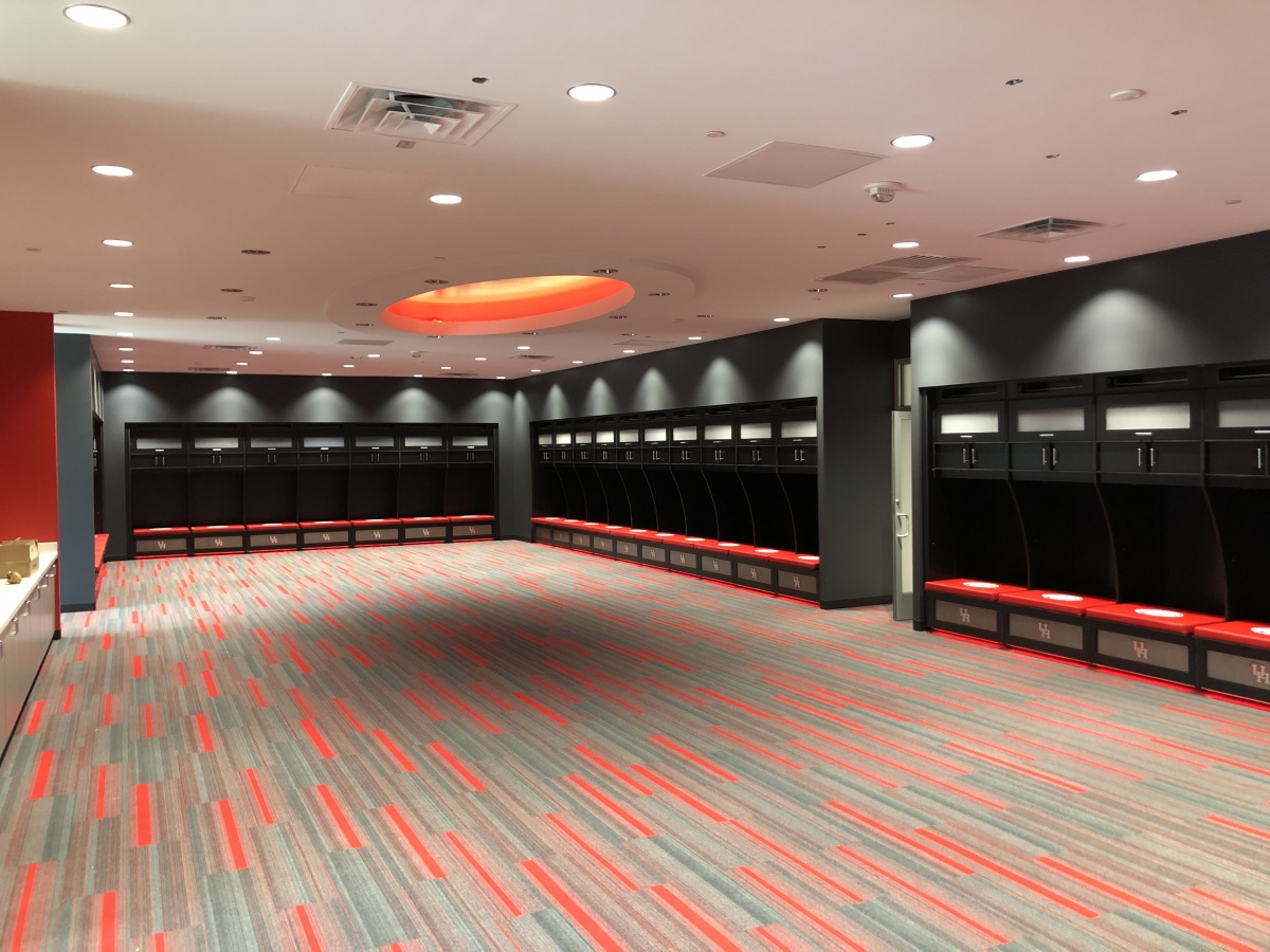 University of Houston – Football Locker Room - PBK